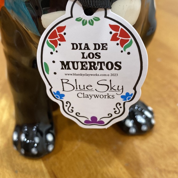 NWT.  BlueSky Clayworks, Day of the Dead cat figurine. - Picture 6 of 11